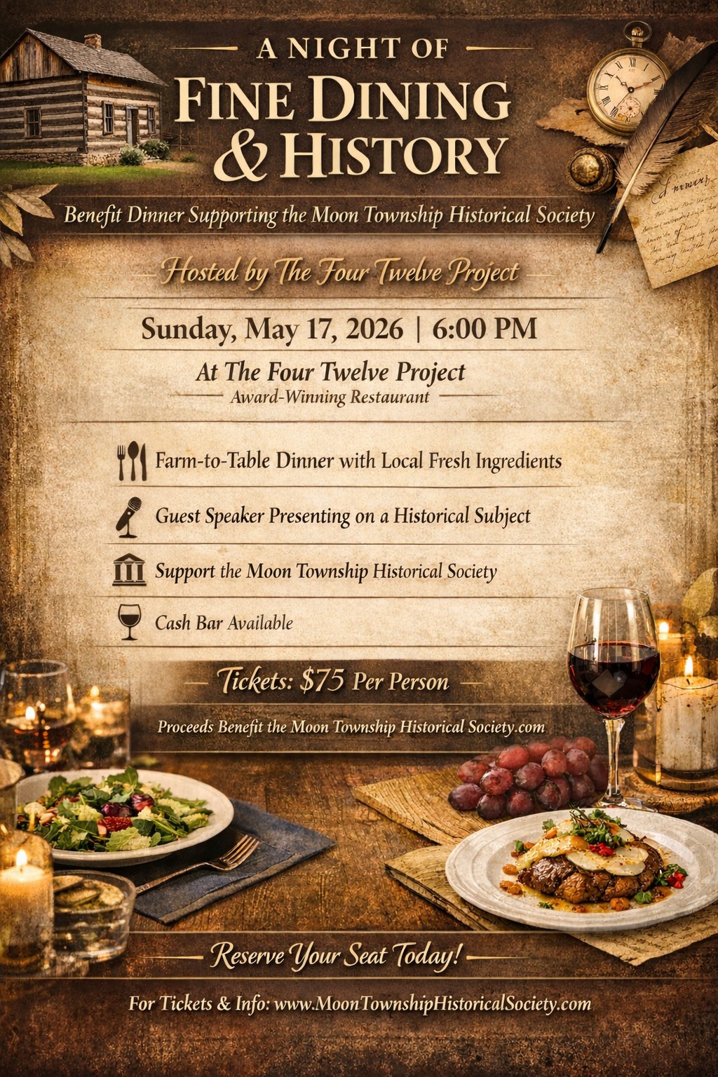 Benefit Dinner Flyer